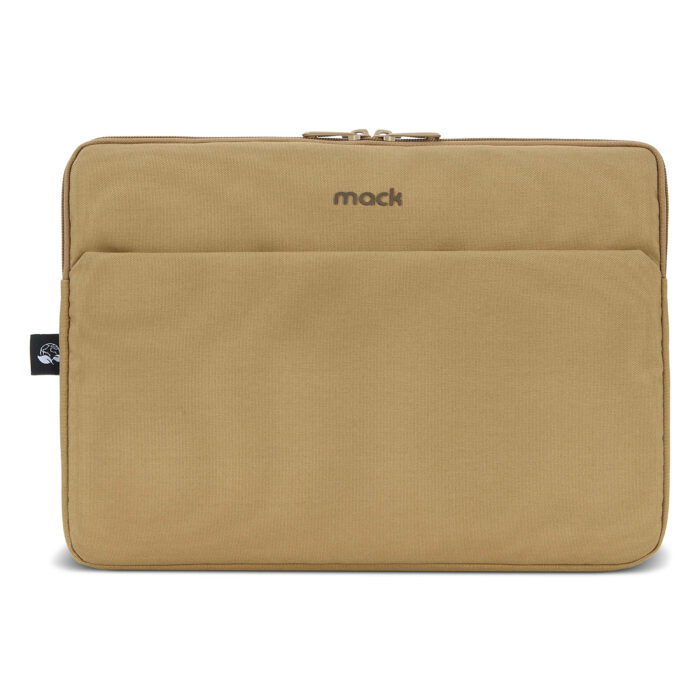 Nova Eco 13.3“-14.1” Water Repellent Recycled Eco Frinedly Laptop Sleeve Camel