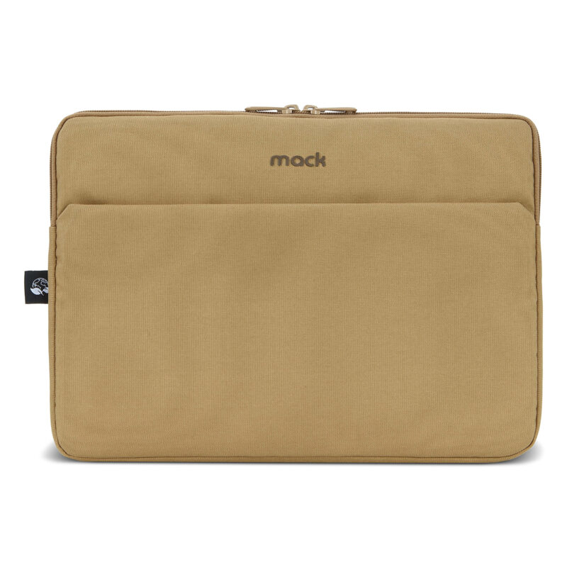 Nova Eco 13.3“-14.1” Water Repellent Recycled Eco Frinedly Laptop Sleeve Camel